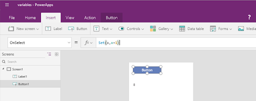 Button, Programming & Frameworks, powerapps-variables-description-0